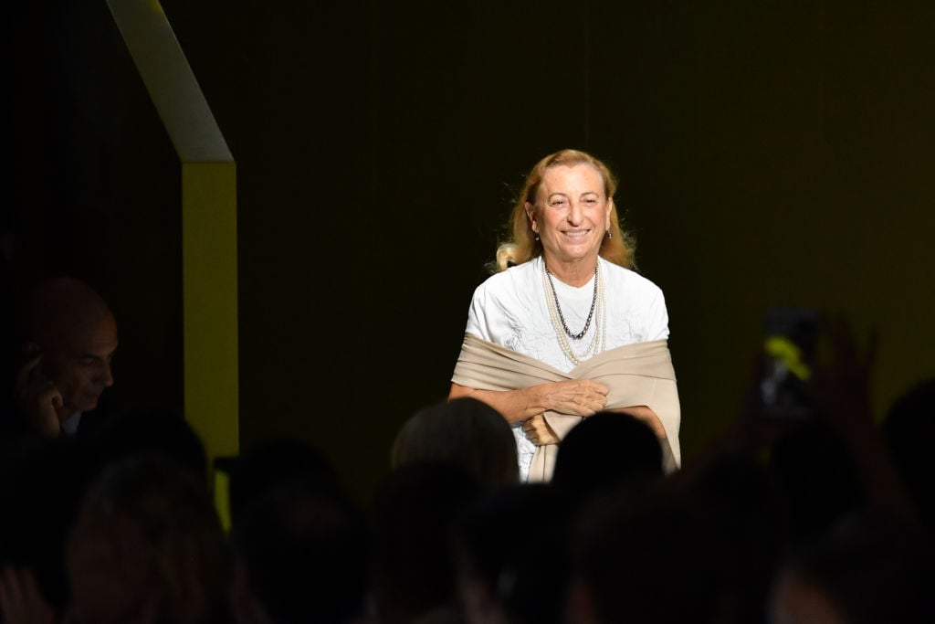 Fashion designer Miuccia Prada