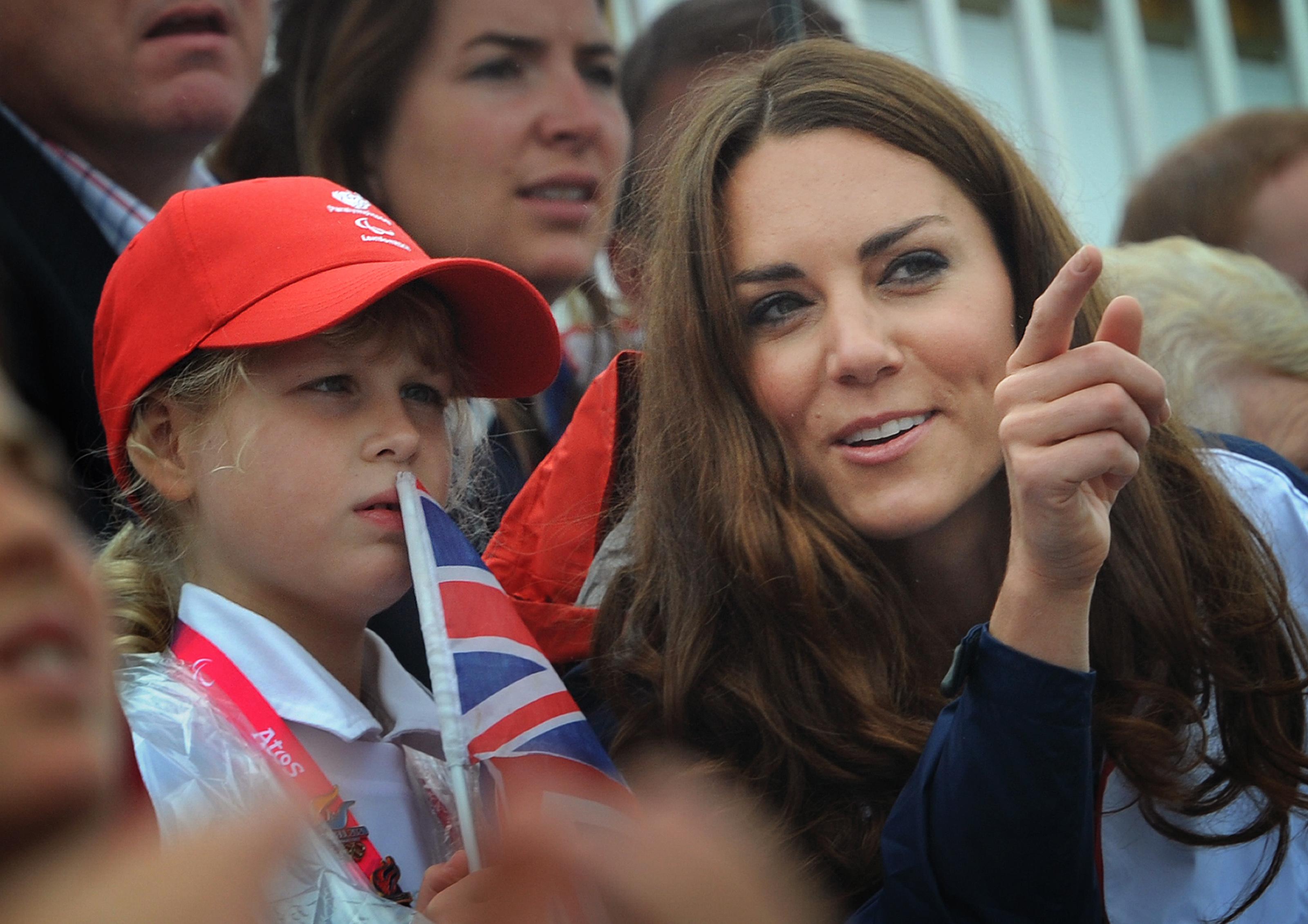 Kate Middleton, Louise Windsor, 2012 Paralympics rowing