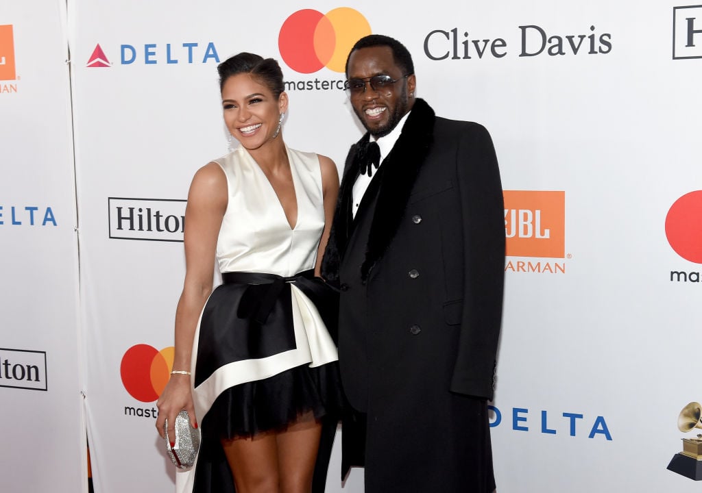 Actor Cassie Ventura (L) and recording artist-producer Sean "Diddy" Combs 