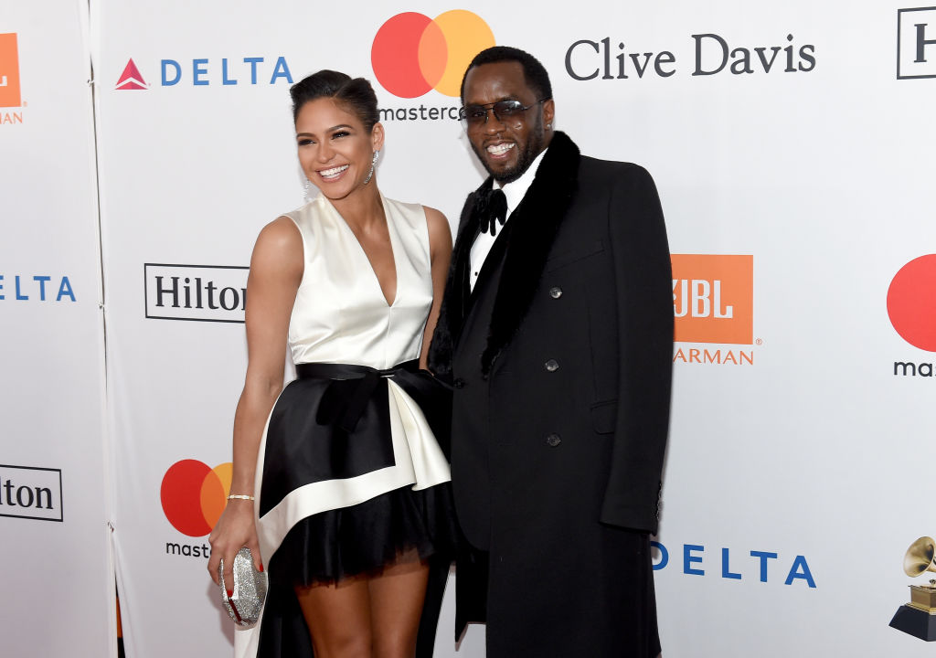 Actor Cassie Ventura (L) and recording artist-producer Sean "Diddy" Combs