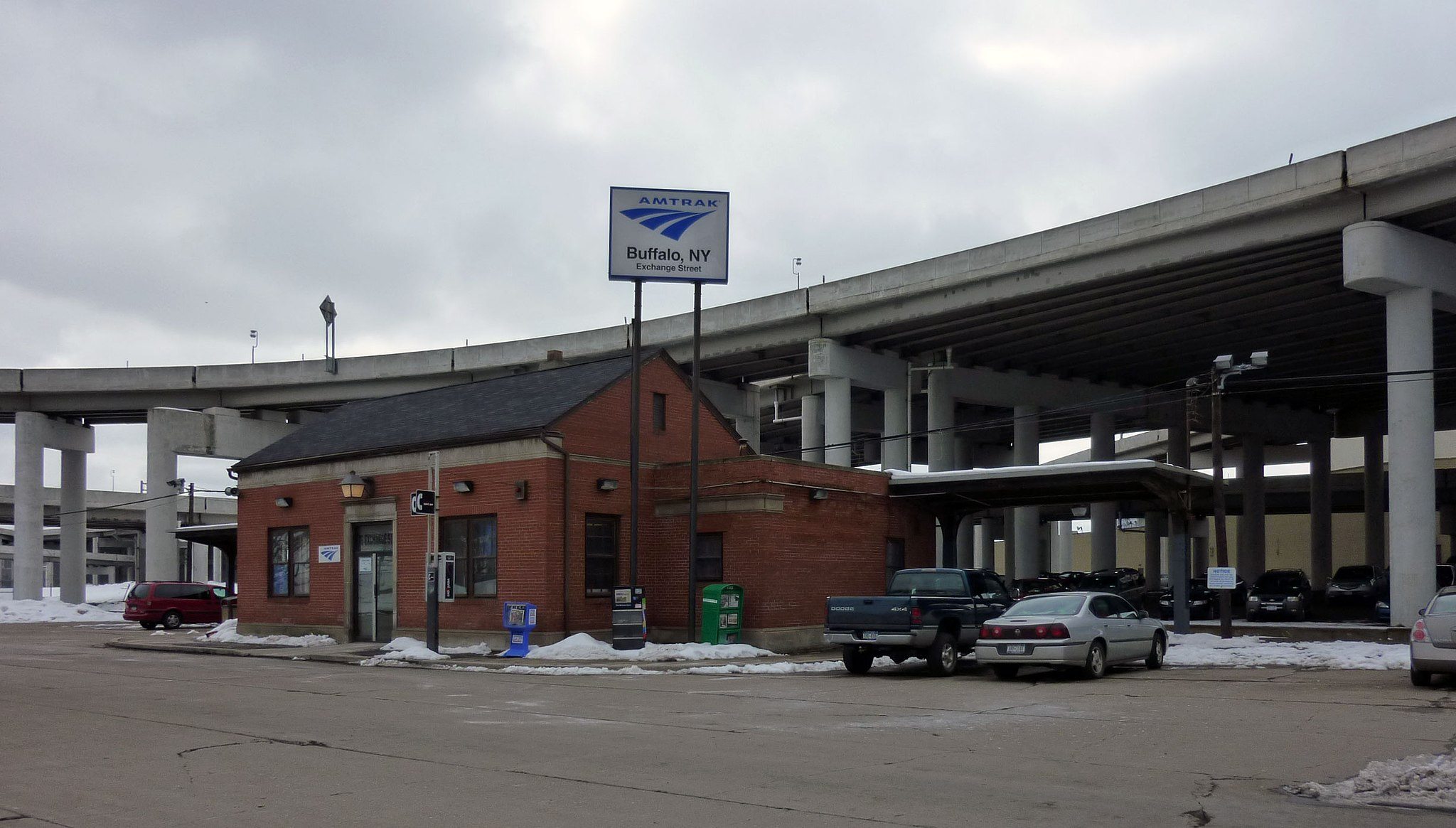 Ugliest train stations-Buffalo NY Exchange Street Station