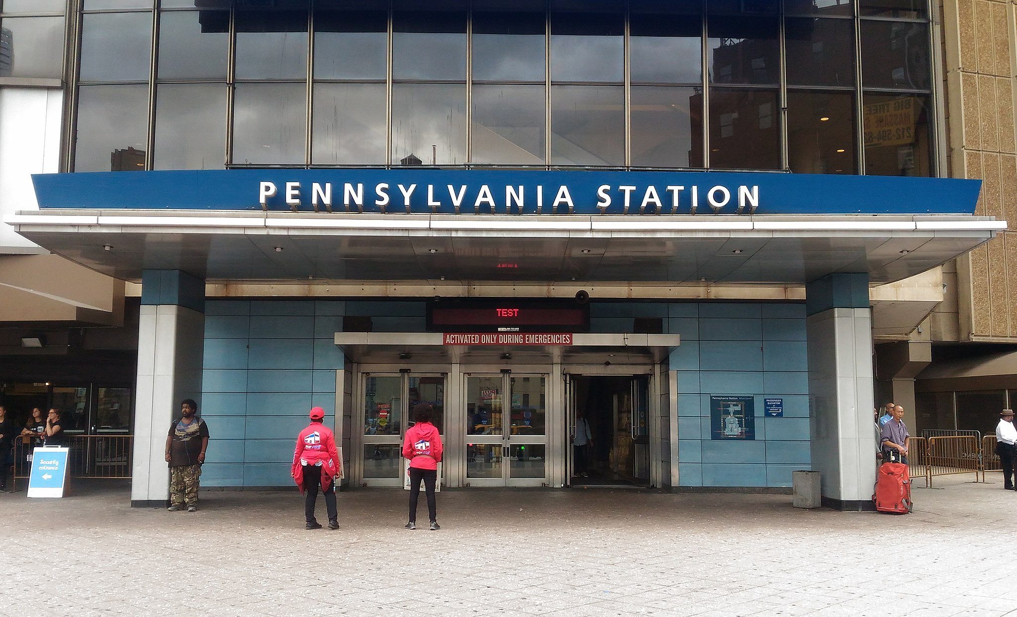 Ugliest train stations-NYC Penn Station entrance-
