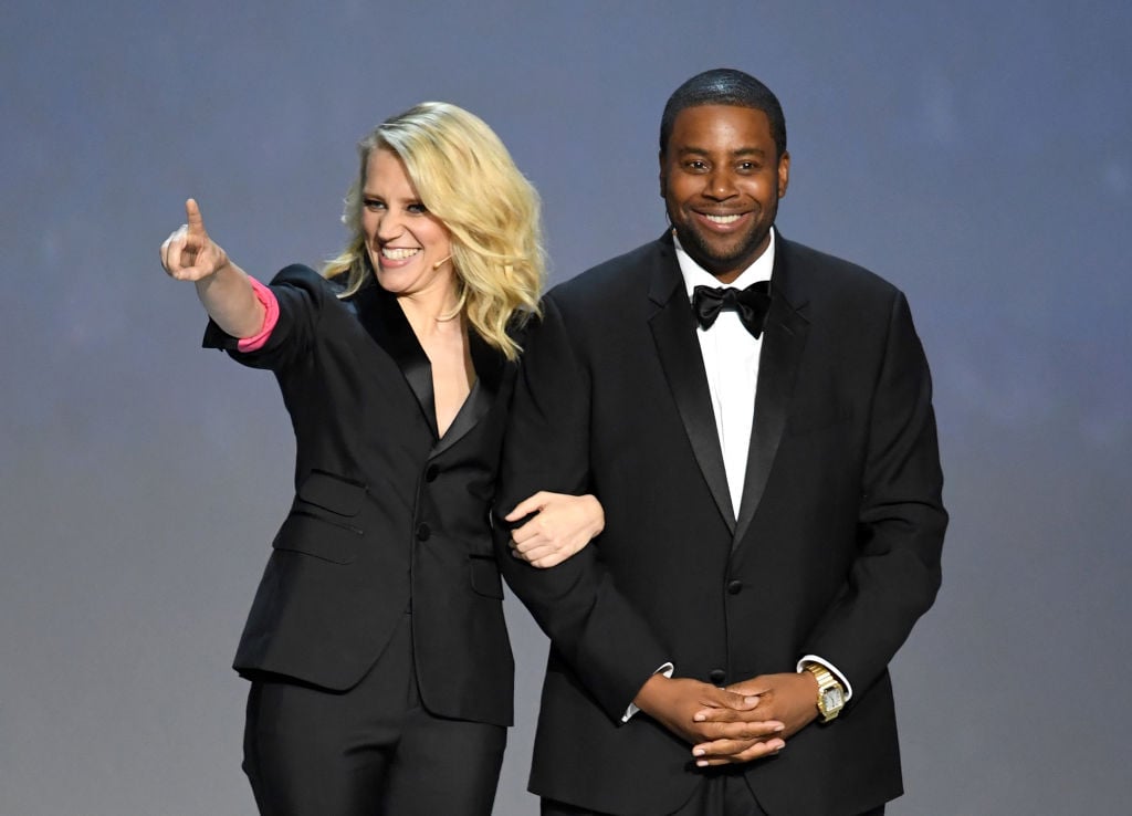 Kate McKinnon and Kenan Thompson