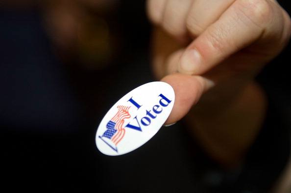 I Voted sticker