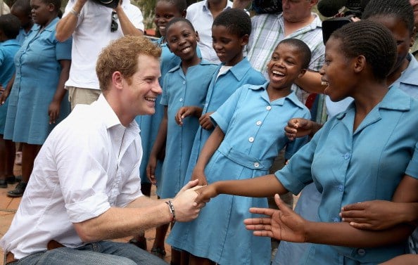 Prince Harry in Africa