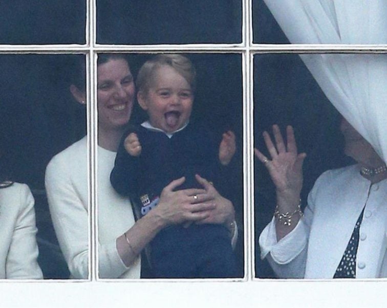 Royal nanny Maria Teresa Turrion Borrallo with Prince George