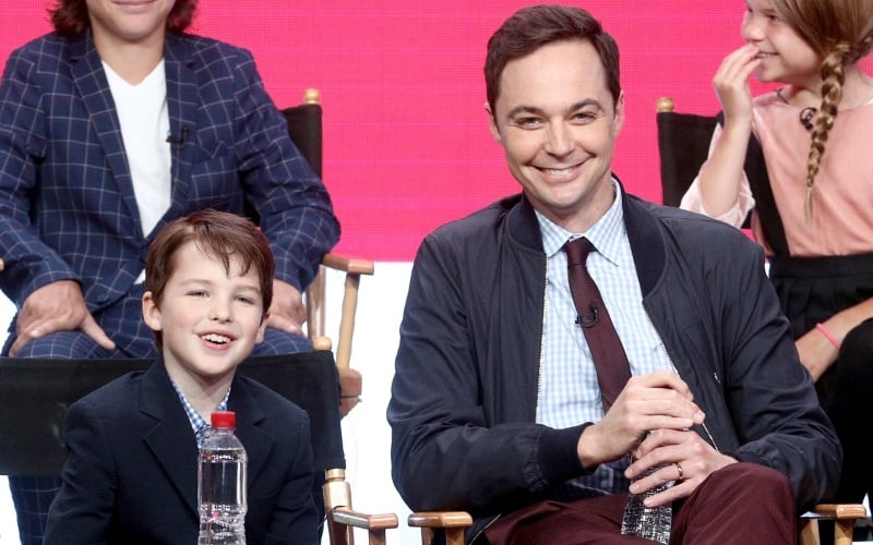 Jim Parsons and Iain Armitage