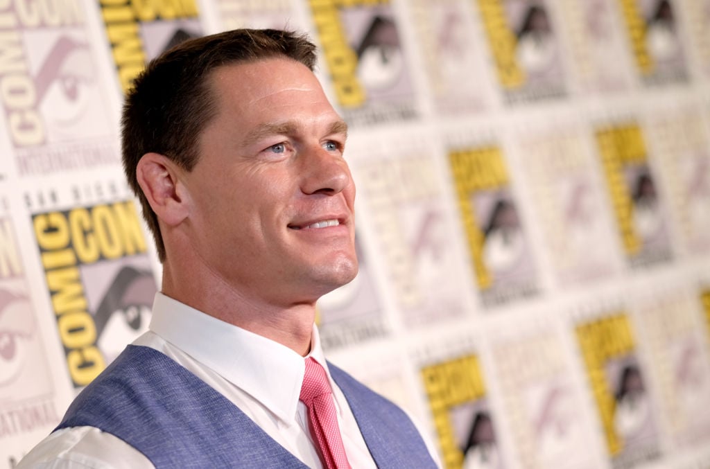 John Cena John Cena attends the red carpet for 'Bumblebee' at Comic-Con International 2018 on July 20, 2018 in San Diego, California.