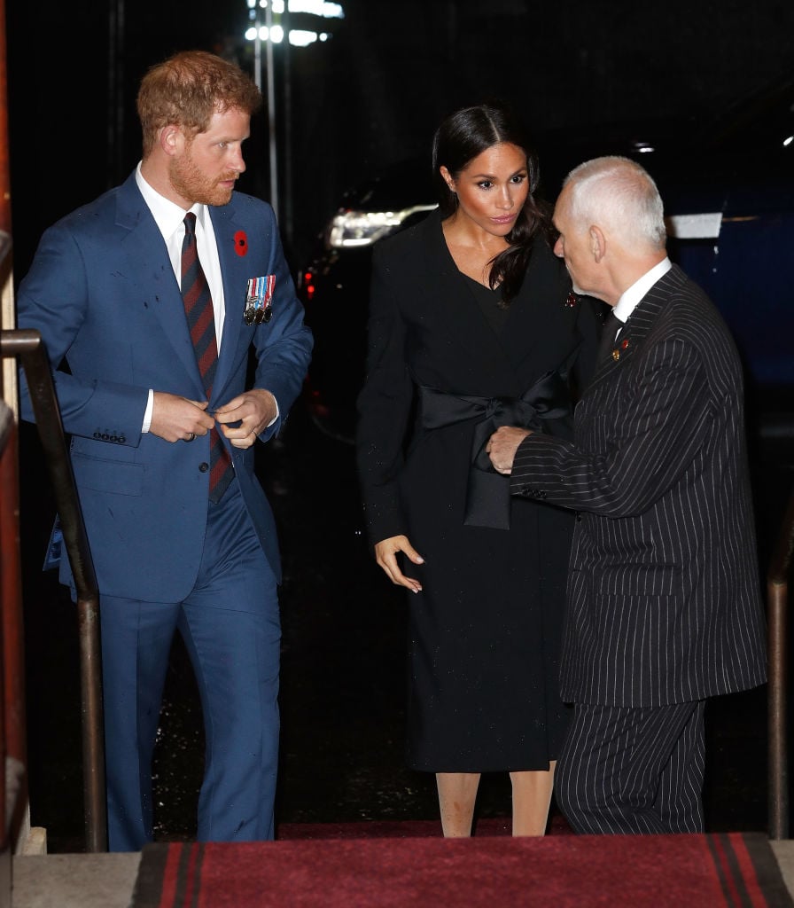 Prince Harry, Duke of Sussex and Meghan, Duchess of Sussex attend the Royal British Legion Festival of Remembrance 2018