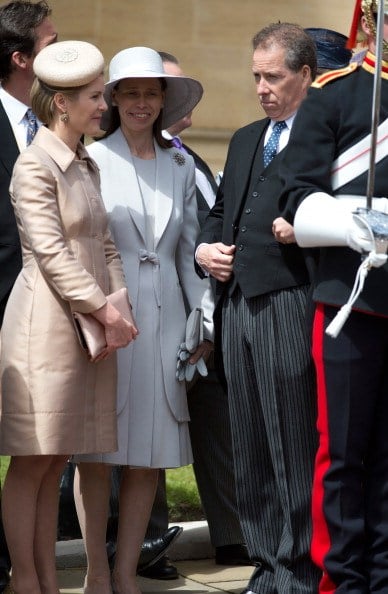 Viscount Linley, his wife Viscountess Linley, and Lady Sarah Chatto