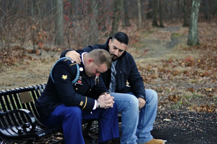 A distressed American veteran
