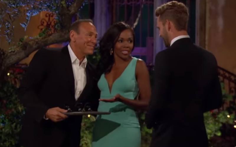 Neil Lane, Jasmine Goode, Nick Viall on The Bachelor