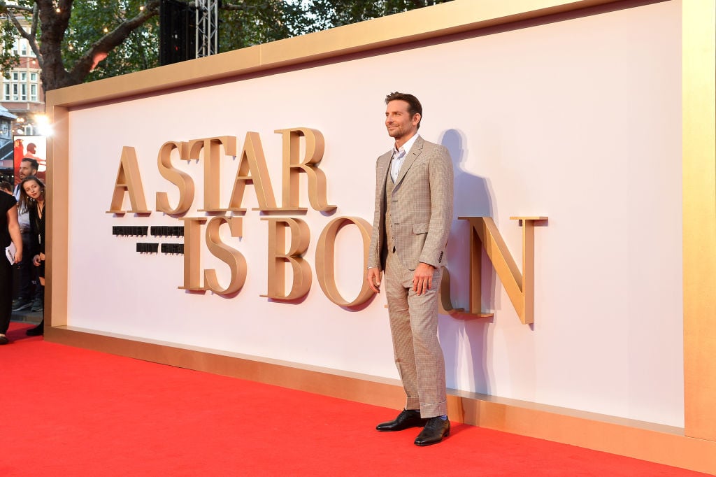 Actor Bradley Cooper attends the 'A Star is Born' premiere in London on 2018.