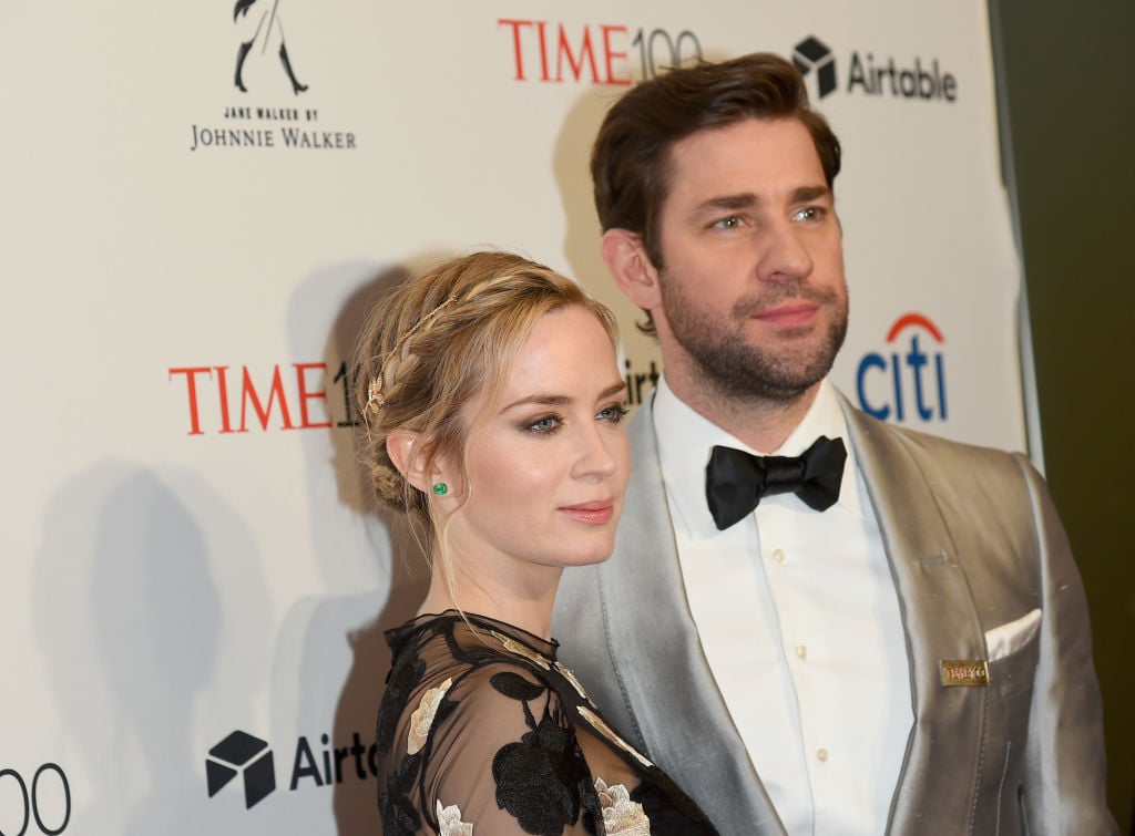 Emily Blunt and John Krasinski attend the 2018 Time 100 Gala at Jazz at Lincoln Center on April 24, 2018 in New York City. 