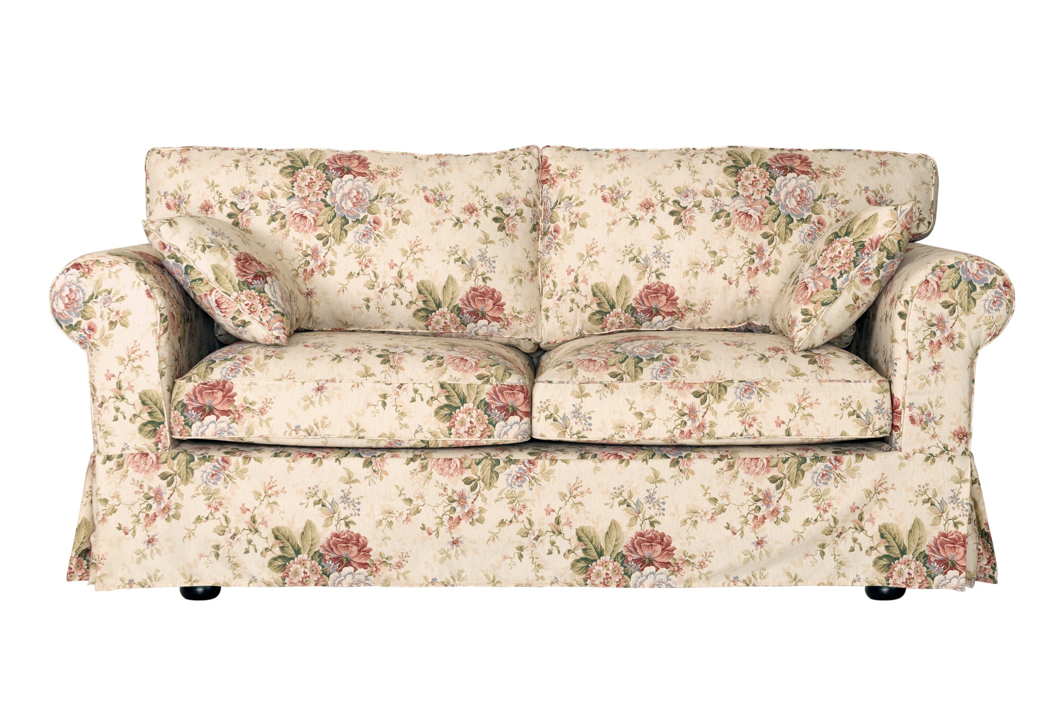 Floral couch sofa