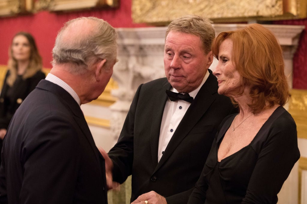 Harry and Sarah Redknapp Prince Charles, Prince of Wales meets Harry Redknapp (C) and wife Sandra Redknapp attends the Prince’s Trust 'Invest in Futures' pre-dinner reception celebrating the one-year anniversary of The Trust’s partnership with L'Oreal Paris and their “All Worth It” confidence training program at St James's Palace on February 8, 2018 in London, England.