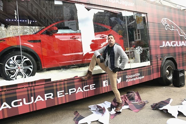 Jonathan Scott Jaguar And HGTV's Jonathan Scott Unveil First Ever Mobile Holiday Window In Celebration Of The Season on December 11, 2018 in New York City.