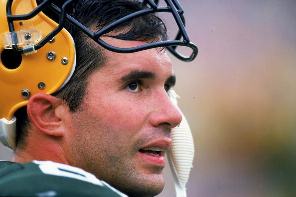 Mark Chmura looks on the field during a game against the Oakland Raiders at the Lambeau Field in Green Bay, Wisconsin. The Packers defeated the Raiders 28-24. Mark Chmura looks on the field during a game against the Oakland Raiders at the Lambeau Field in Green Bay, Wisconsin. The Packers defeated the Raiders 28-24.