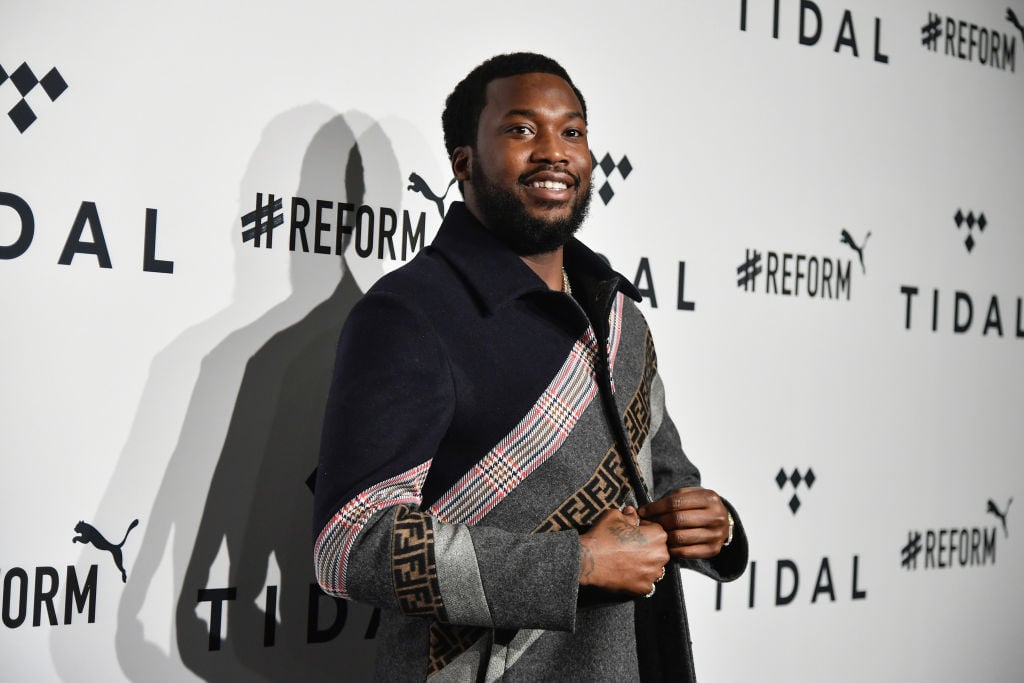 Meek Mill attends the 4th Annual TIDAL X: Brooklyn at Barclays Center of Brooklyn on October 23, 2018 in New York City.