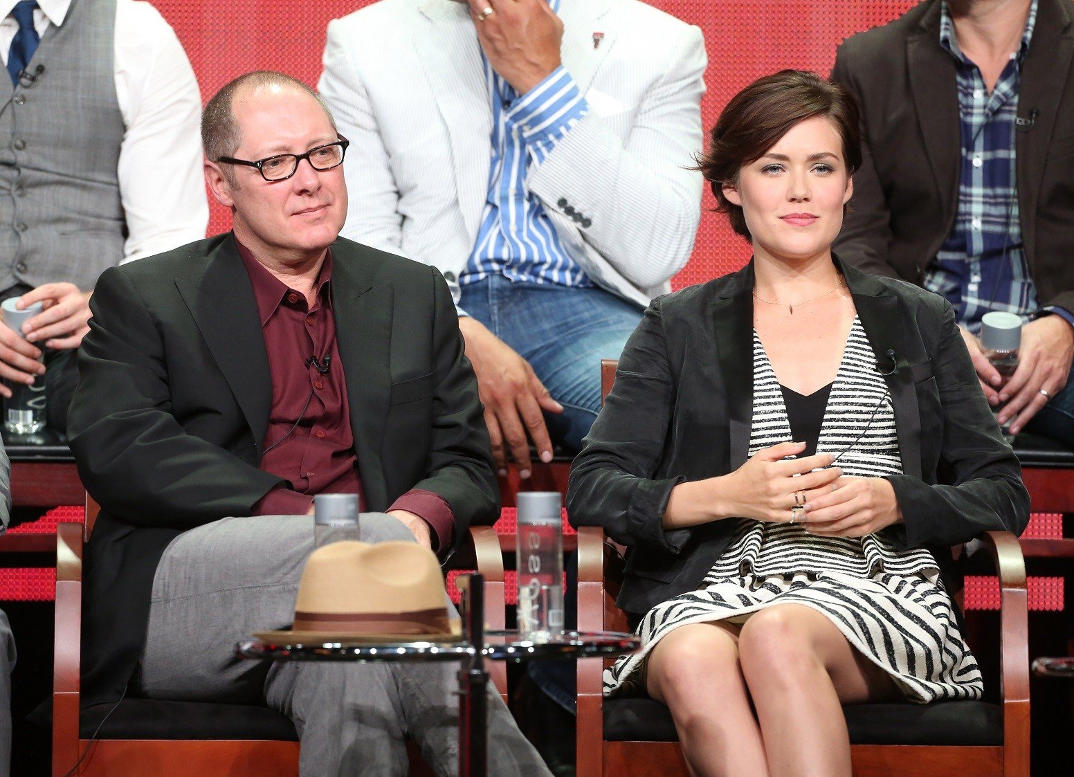 James Spader and Megan Boone from NBC's The Blacklist