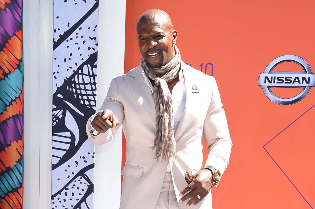 Terry Crews Terry Crews poses upon arrival for the BET Awards at Microsoft Theatre in Los Angeles, California, on June 24, 2018.