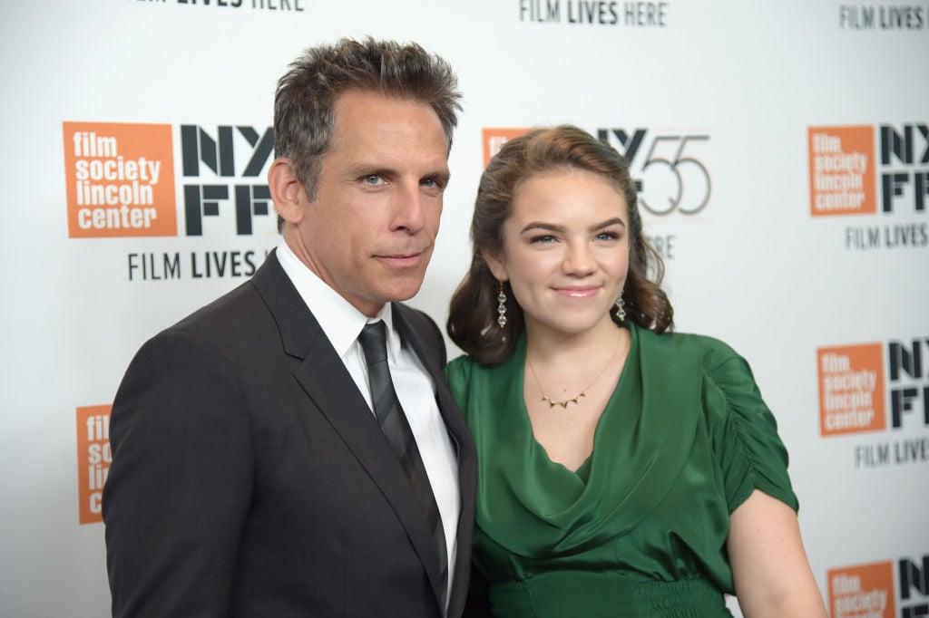 Ben Stiller and Ella Stiller October 2017