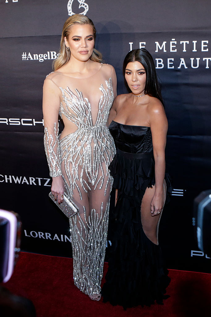 Khloe and Kourtney Kardashian
