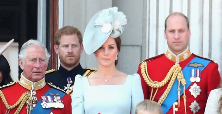 Prince Charles, Prince Harry, Kate Middleton, and Prince William