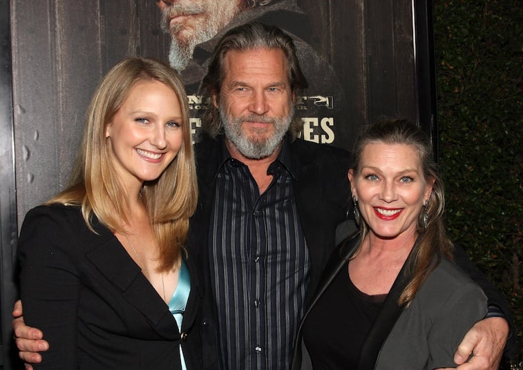 Haley Roselouise Bridges, Jeff Bridges, and Susan Bridges