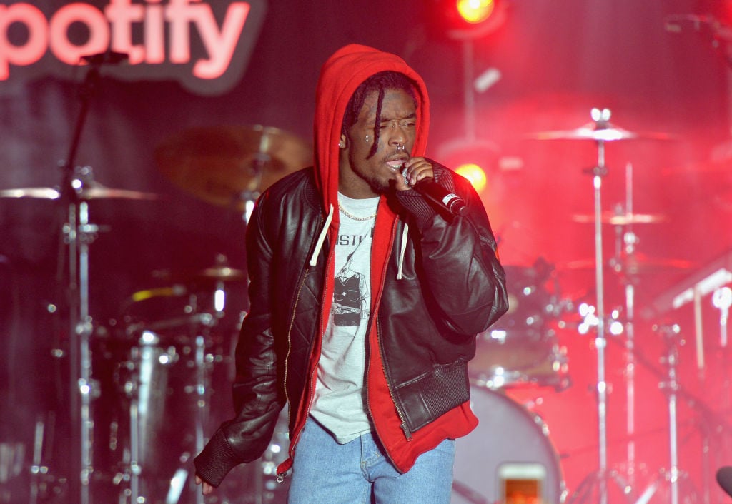Lil Uzi Vert performs at "Spotify's Best New Artist Party" at Skylight Clarkson on January 25, 2018 in New York City. 