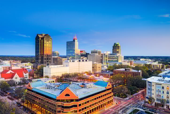 Raleigh skyline
