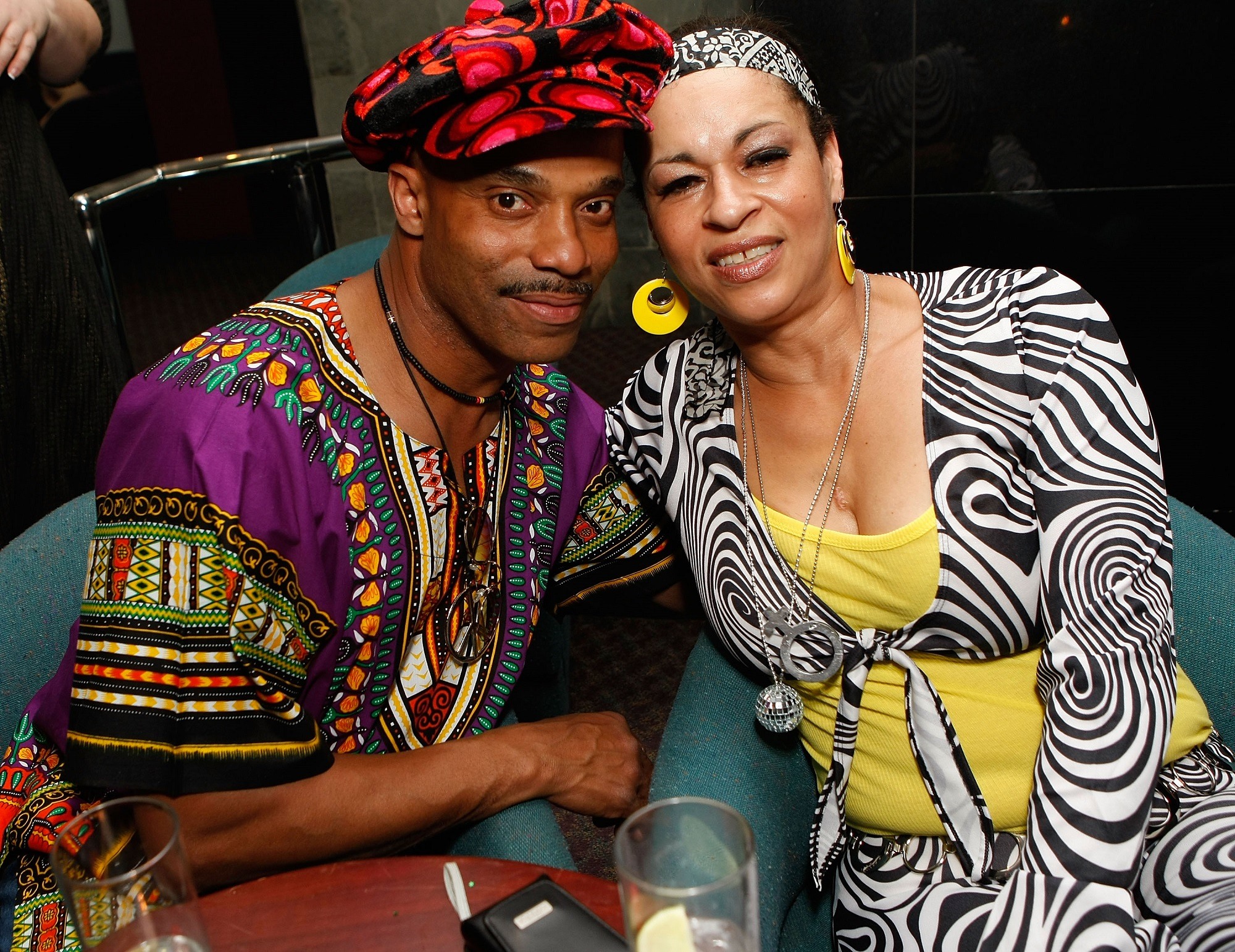 Rocky Carroll and wife Gabrielle Bullock.