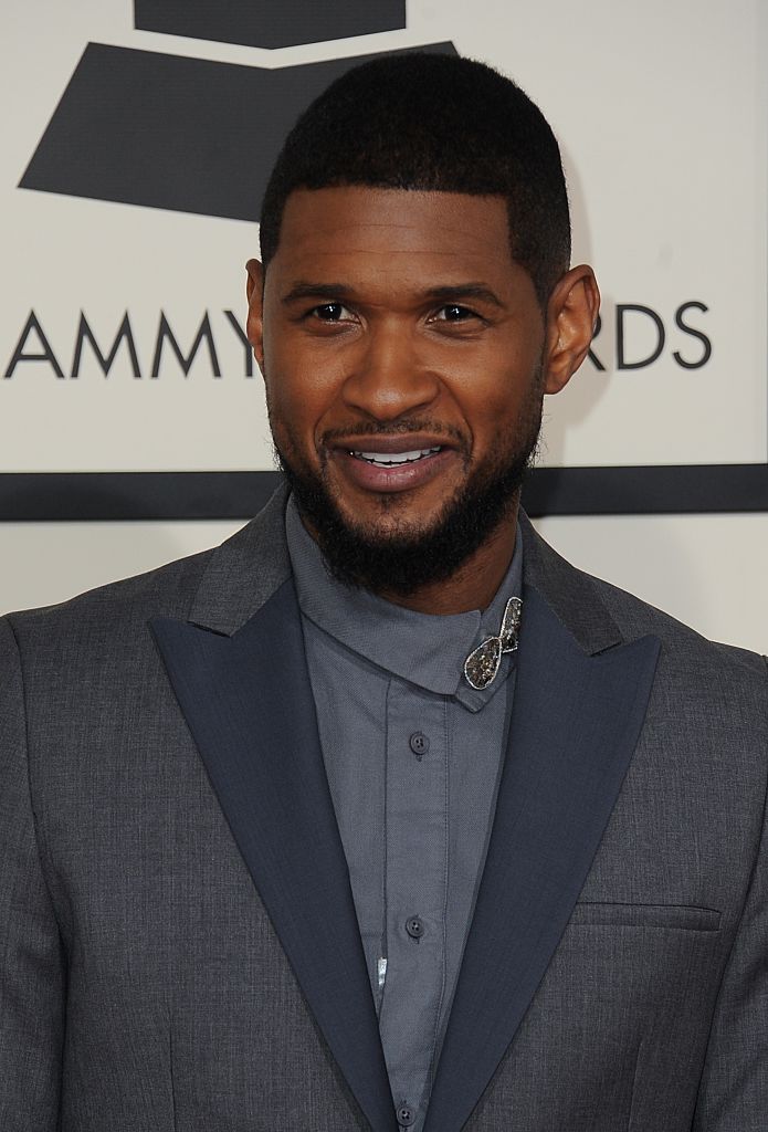 Usher arrives on the red carpet for the 57th Annual Grammy Awards in Los Angeles February 8, 2015. 