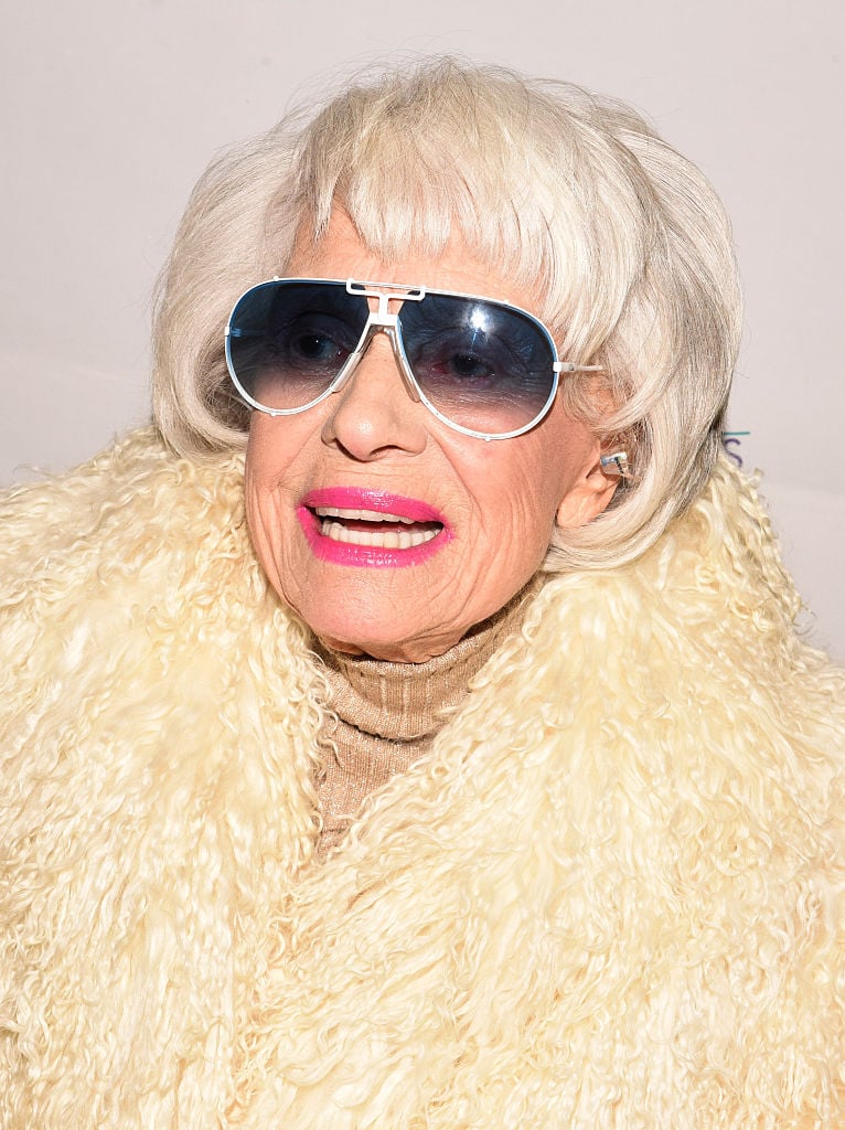 Carol Channing attends the World Premiere of "Broadway Beyond the Golden Age" at the 27th Annual Palm Springs International Film Festival on January 7, 2016 in Palm Springs, California. 