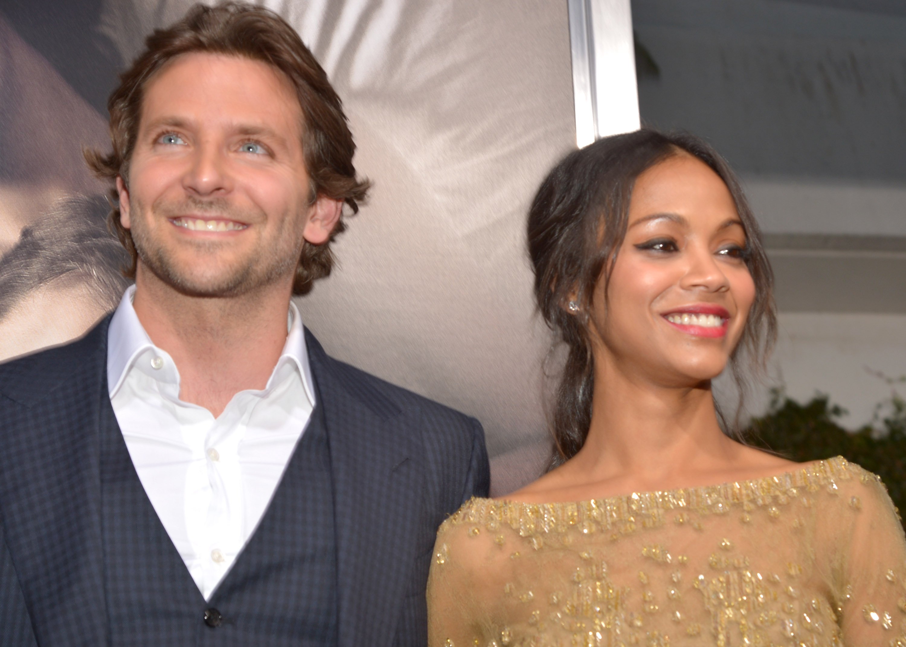 Bradley Cooper and Zoe Saldana