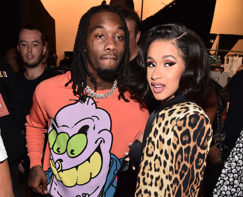Cardi B and Offset hanging out together