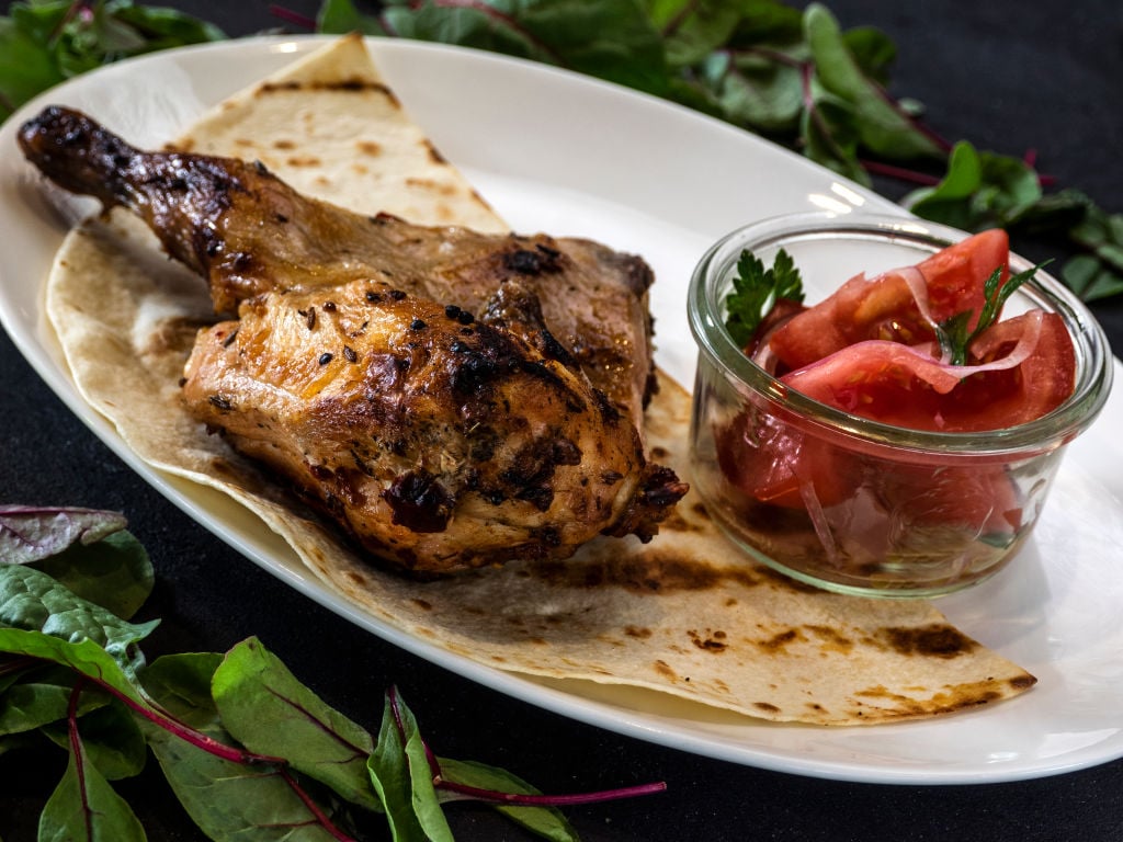 Chicken leg |  Igor Golovniov/SOPA Images/LightRocket via Getty Images