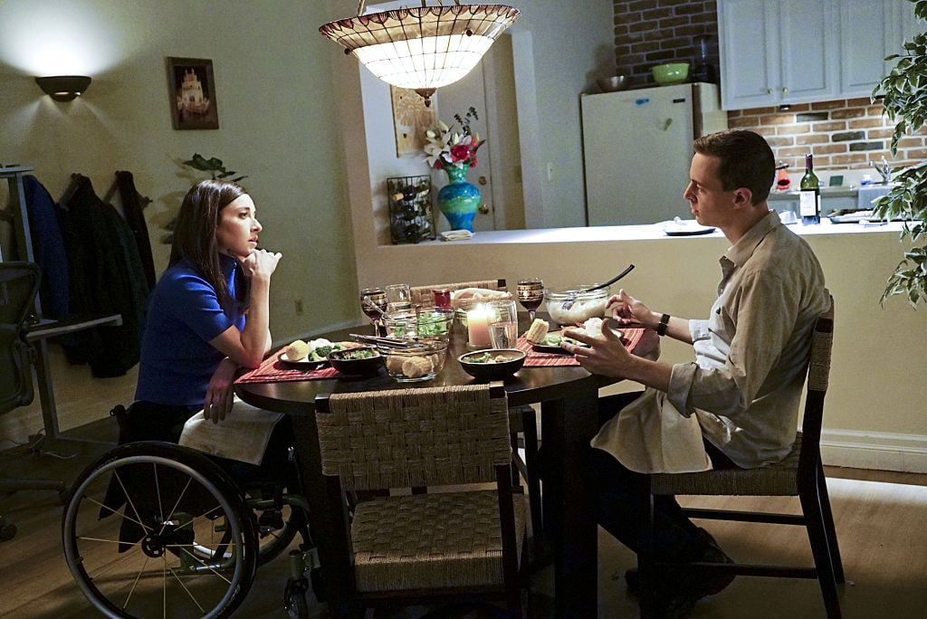 Delilah and McGee at dinner| Sonja Flemming/CBS via Getty Images