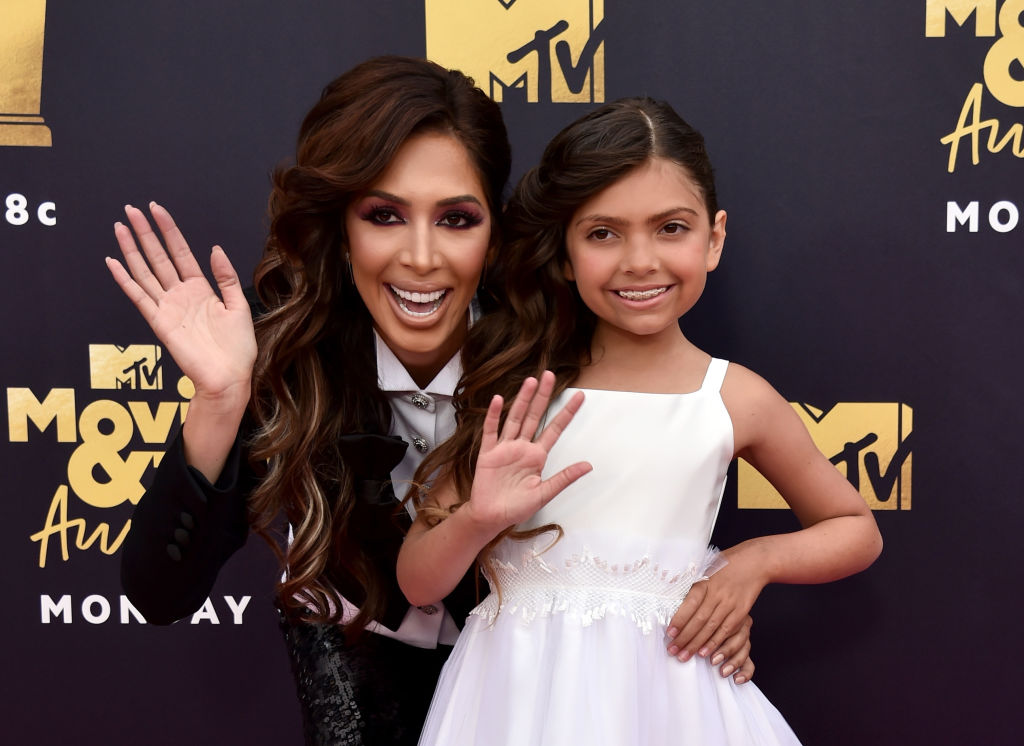 Farrah Abraham and daughter Sophia | Alberto E. Rodriguez/Getty Images for MTV