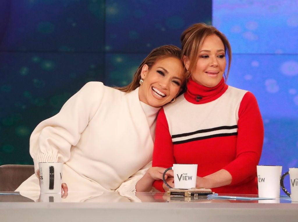 Jennifer Lopez and Leah Remini