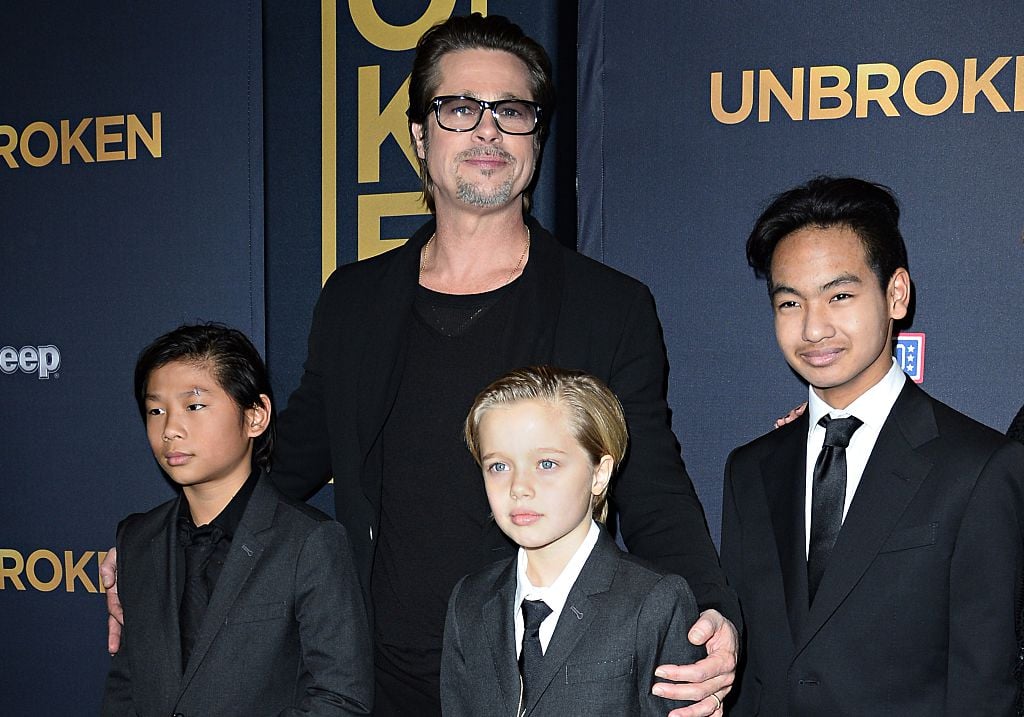 Brad Pitt and kids