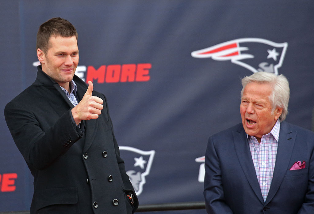 Tom Brady and Robert Kraft