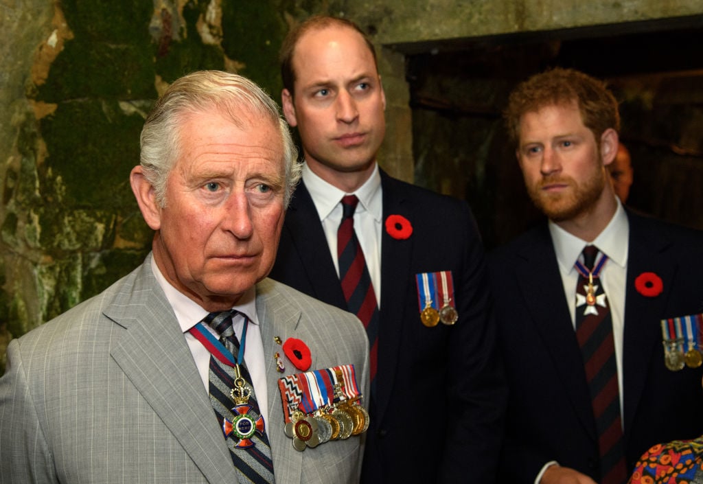 Prince Charles, Prince William, and Prince Harry