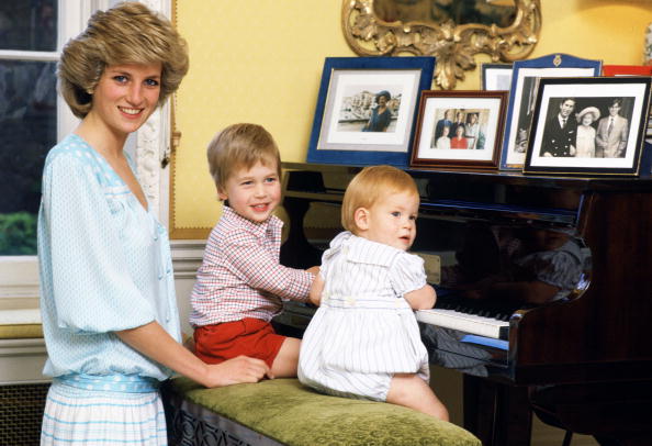 Princess Diana, Prince William and Prince Harry