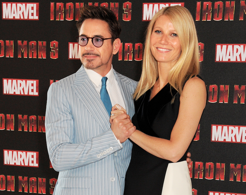 Gwyneth Paltrow and Robert Downey Jr.