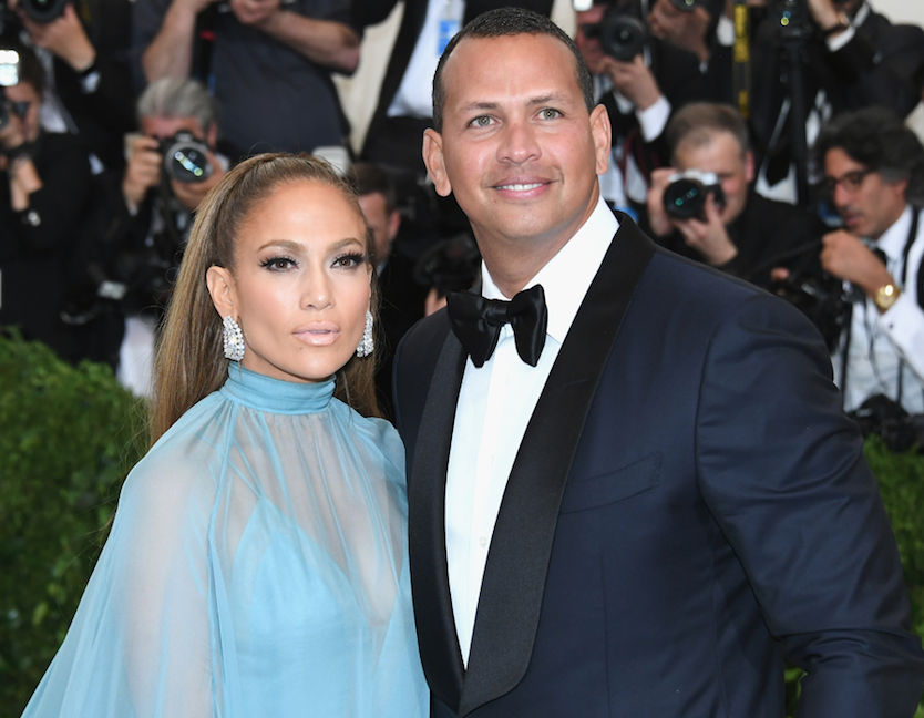 JLo and A-Rod happy together