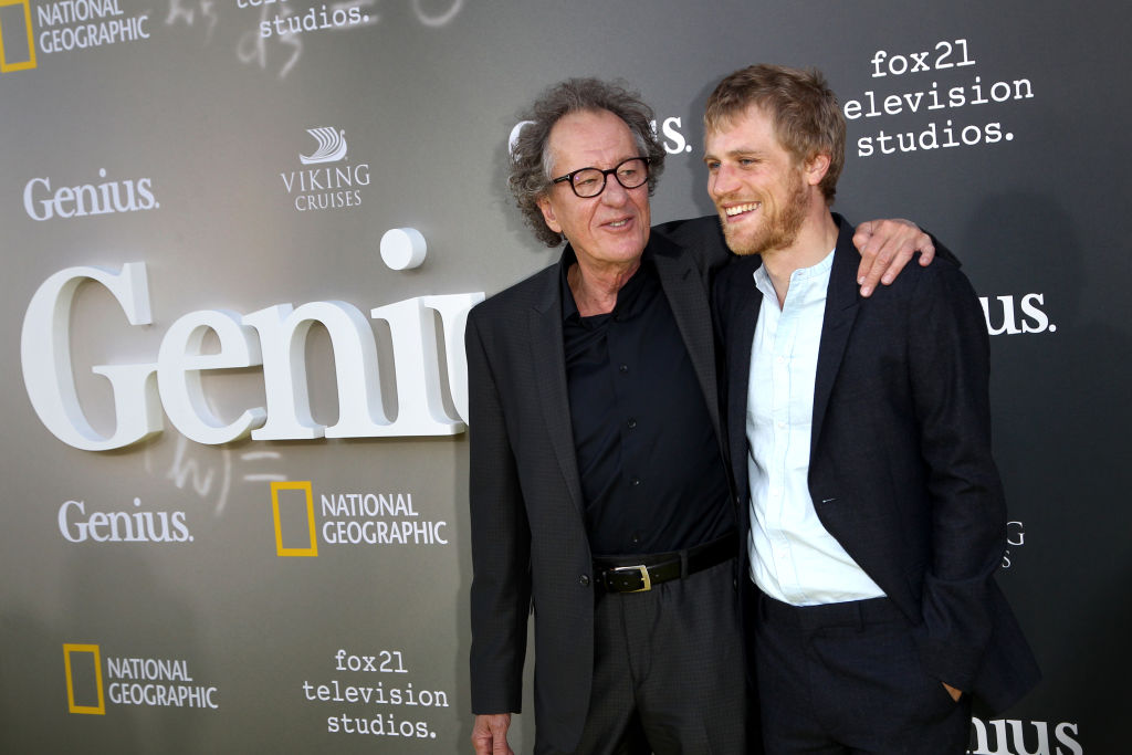 Johnny Flynn and Geoffrey Rush