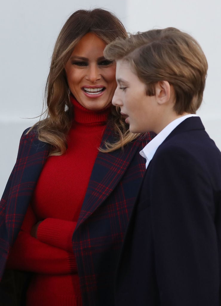 Melania Trump and Barron Trump | Mark Wilson/Getty Images