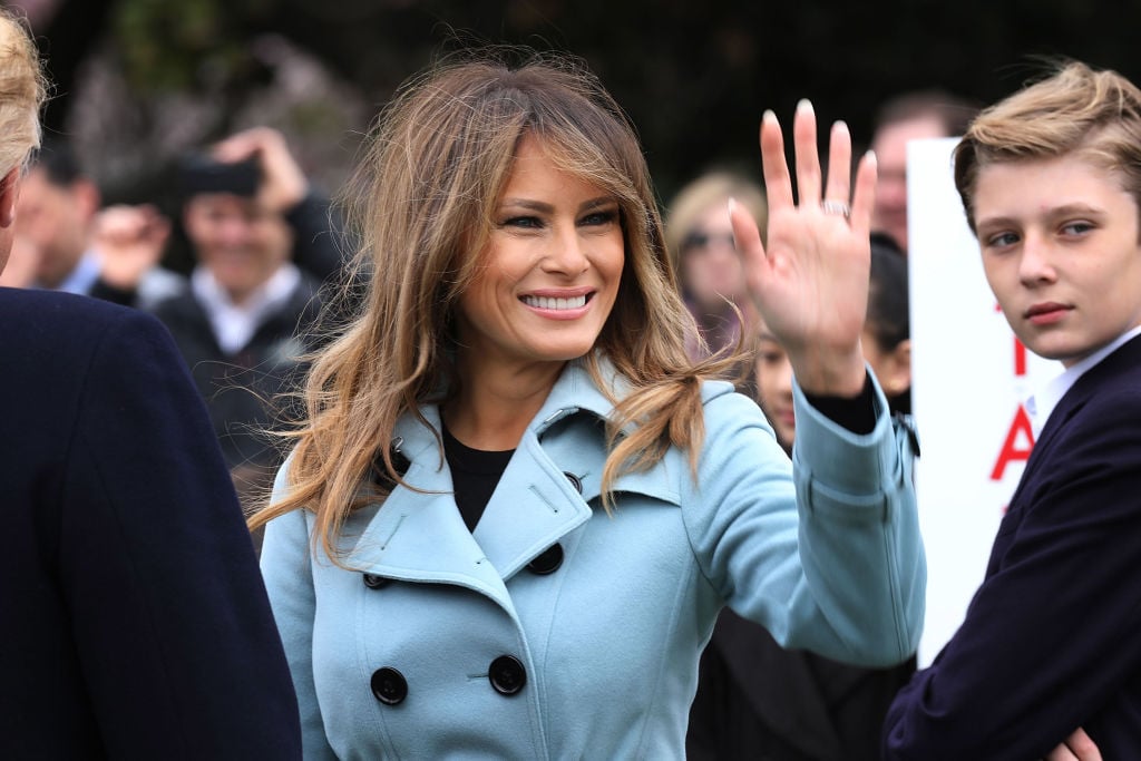 Melania Trump and Barron Trump |  Chip Somodevilla/Getty Images