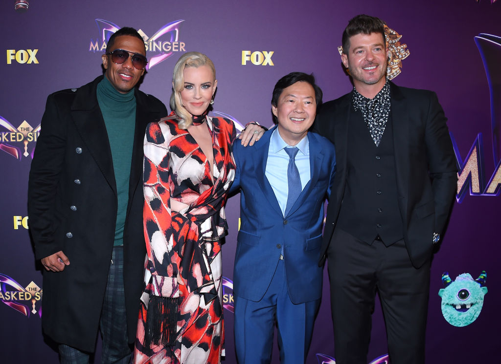 Nick Cannon, Jenny McCarthy, Ken Jeong and Robin Thicke